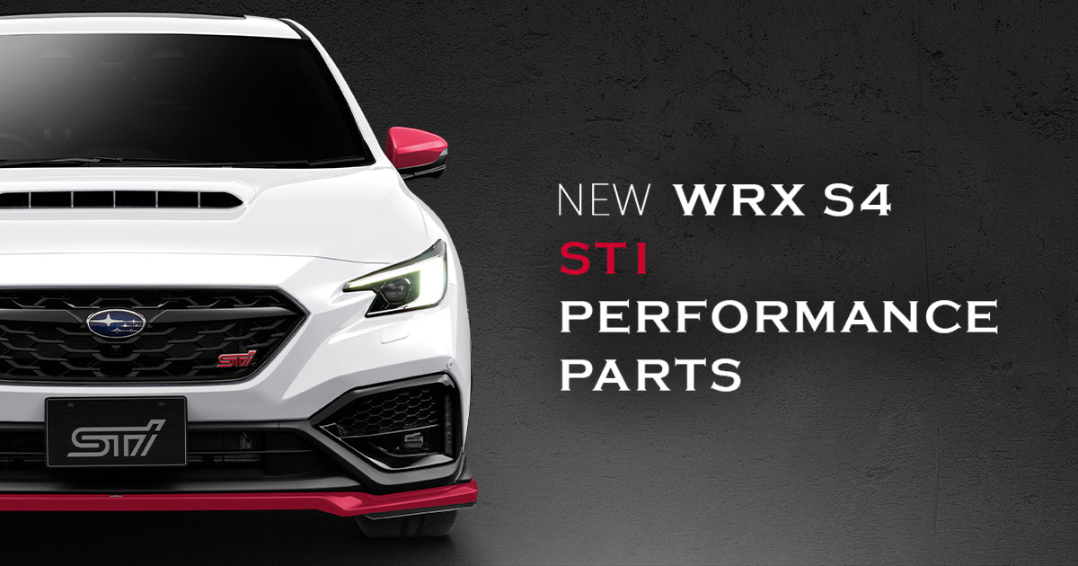 NEW WRX S4 STI PERFORMANCE PARTS ｜ STI