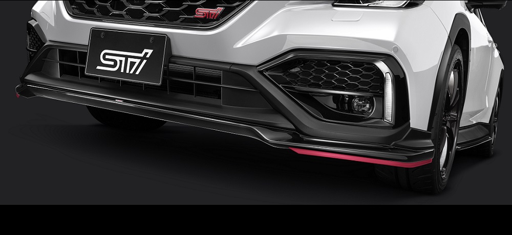 FRONT UNDER SPOILER (BLACK) : WRX S4(VB)｜PERFORMANCE PARTS｜STI