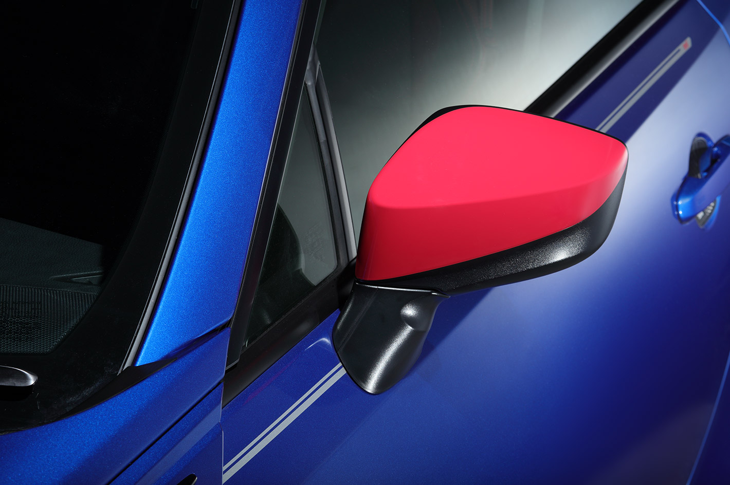 DOOR MIRROR COVER (CHERRY RED) RH/LH