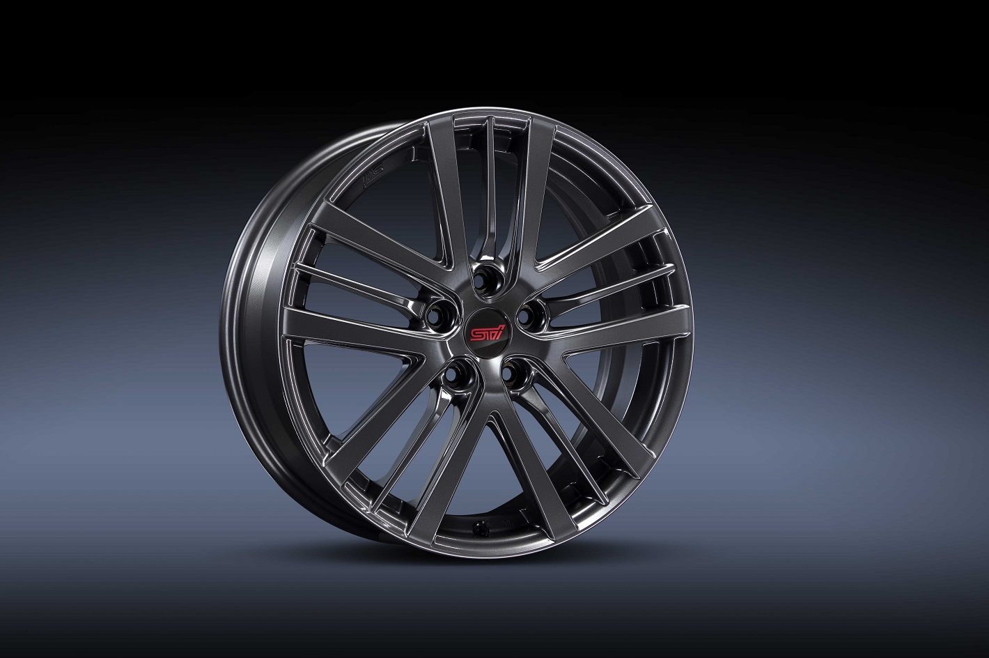 WHEEL SET 17inch GUNMETALLIC 7J