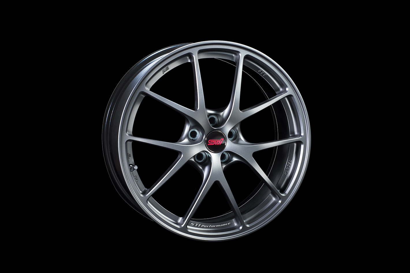 STI PERFORMANCE WHEEL Set BBS 18inch 7.5J (MAT GREY)