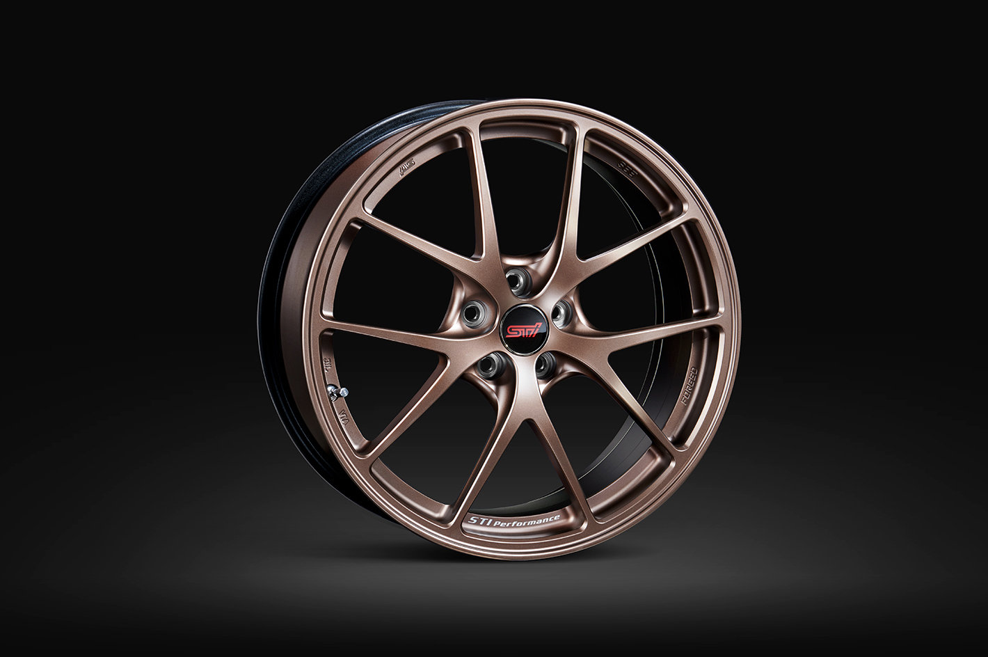 STI PERFORMANCE WHEEL Set BBS 18inch 7.5J (MAT BRONZE)