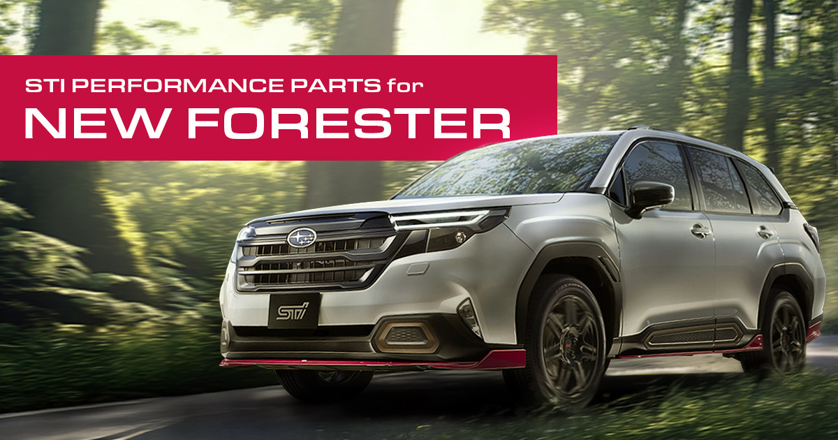 STI PERFORMANCE PARTS for NEW FORESTER｜STI