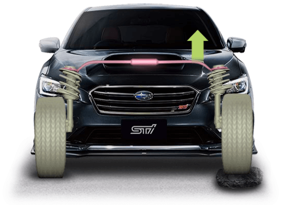 STI FLEXIBLE TOWER BAR FRONT FOR WRX S4(VB) ST20502VR010