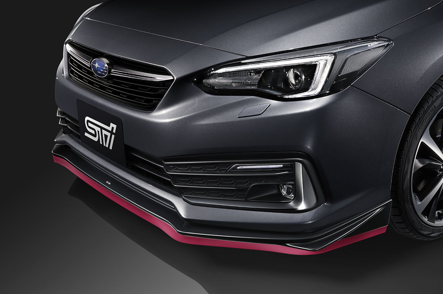 スカートリップ（チェリーレッド）：IMPREZA 5Door（GT）｜パフォーマンスパーツ｜STI